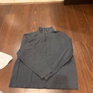Charcoal Men collard long sleeve